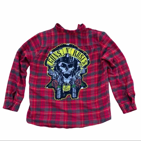 PacSun Tops - Custom Guns N’ Roses Flannel